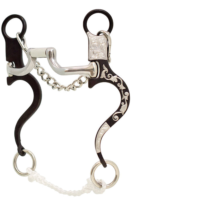 Cowboy Tack Tyler Magnus Loose Ring Hinged Port Bit