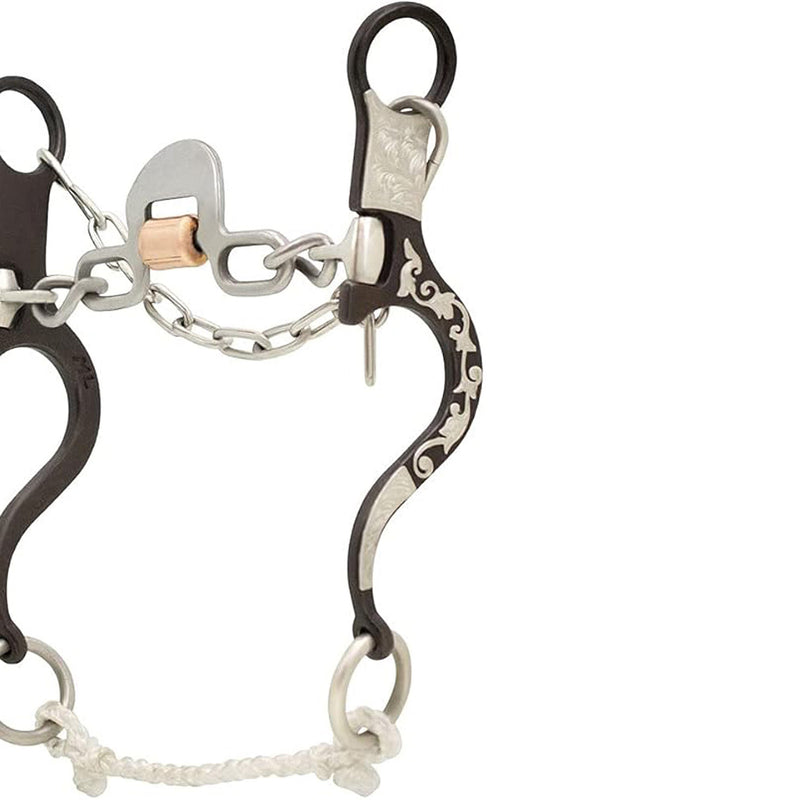 Cowboy Tack Tyler Magnus Series Loose Ring Chain Spoon Bit