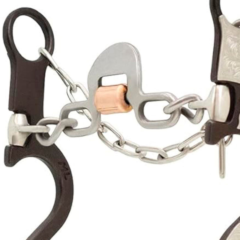 Cowboy Tack Tyler Magnus Series Loose Ring Chain Spoon Bit