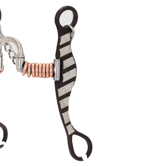 Cowboy Tack Tyler Magnus Copper Roller Correction Fanny Cheek Long Shank Bit