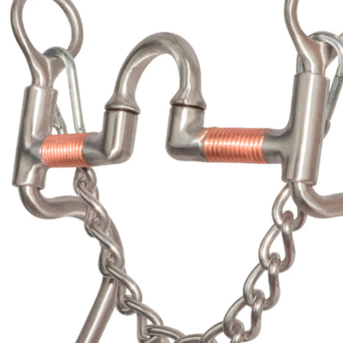 Cowboy Tack Walt Woodard 1 By 2 Copper Wrapped Correctional Shank Bit