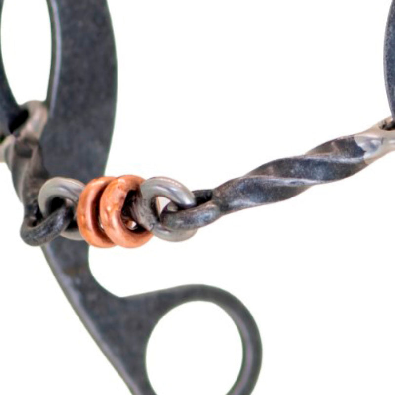 Cowboy Tack Turquoise Twisted Dog Bone Gag Bit