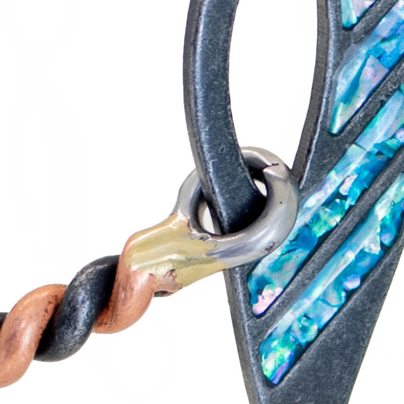 Cowboy Tack Turquoise Copper Twisted Wire Gag Bit