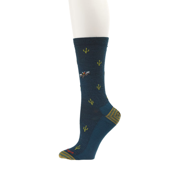Darn Tough Men's Dark Teal Wool`d Wool`d West Lifestyle Crew Sock