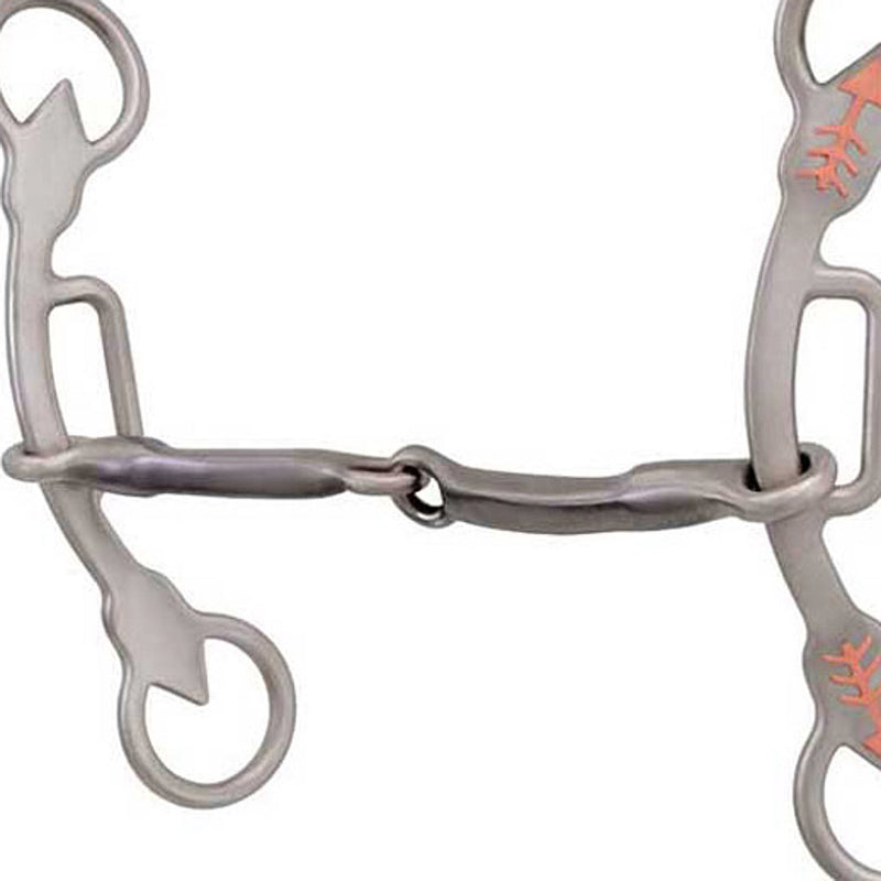 Cowboy Tack Emilie Veillette Marley Smooth Snaffle Gag Bit