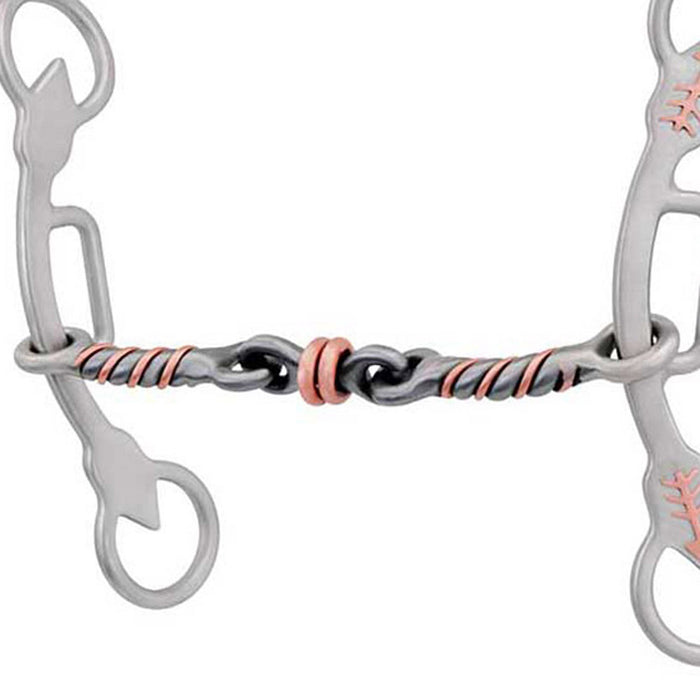 Cowboy Tack Emilie Veillette Marley Twisted Wire Copper Dog Bone Gag Bit