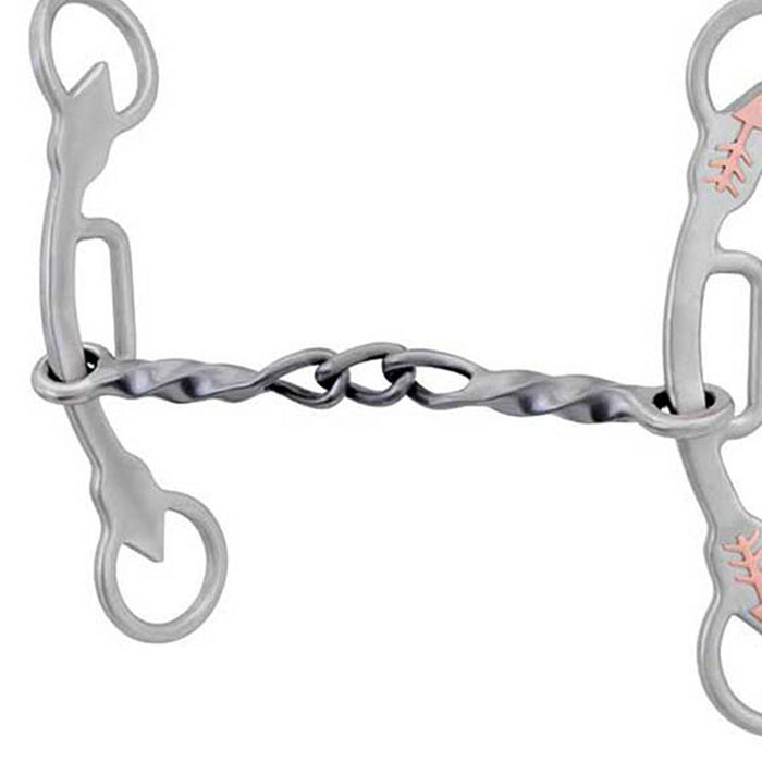 Cowboy Tack Emilie Veillette Marley Twisted Chain Center Gag Bit