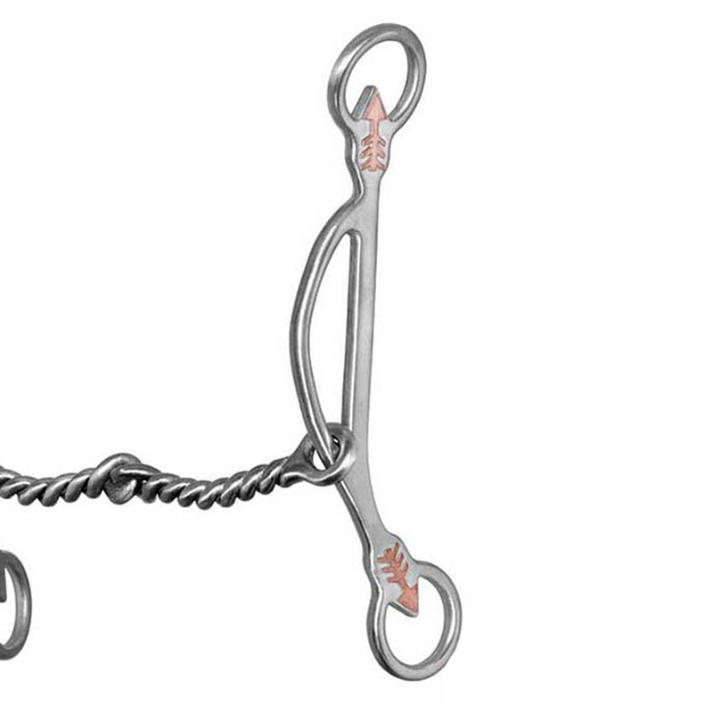 Cowboy Tack Emilie Veillette Winner Twisted Wire Reverse Gag Bit