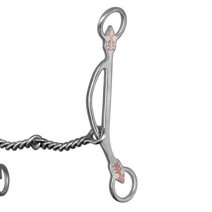 Cowboy Tack Emilie Veillette Winner Twisted Wire Reverse Gag Bit