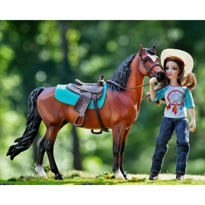 Breyer Natalie Western Rider with Tack