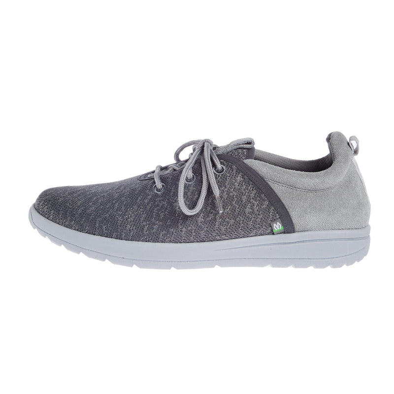 Minnetonka Mens ECO ANEW Grey Casual Lace Up Shoe