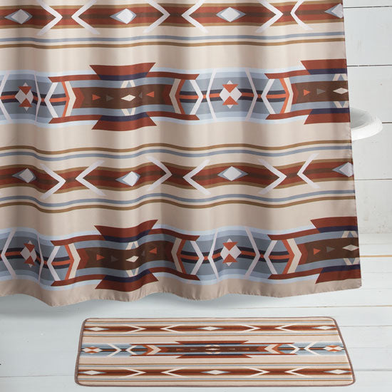 Deleon Desert Mesa Shower Curtain