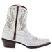 Ferrini Womens Molly White Round Toe 8 In Top Bootie