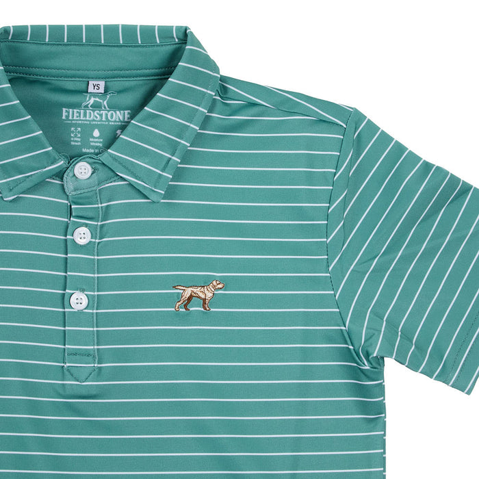 Fieldstone Boy's Green Clubhouse Polo