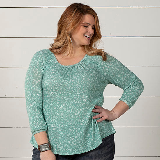 Jody Women's Where The Green Grass Grows Plus Top