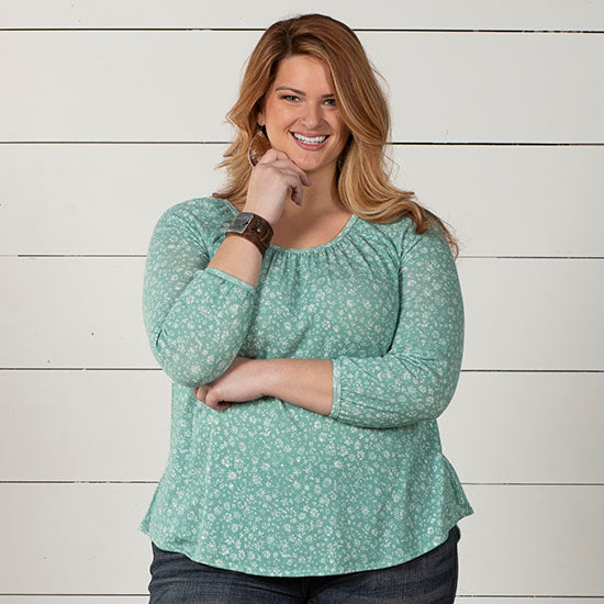 Jody Women's Where The Green Grass Grows Plus Top