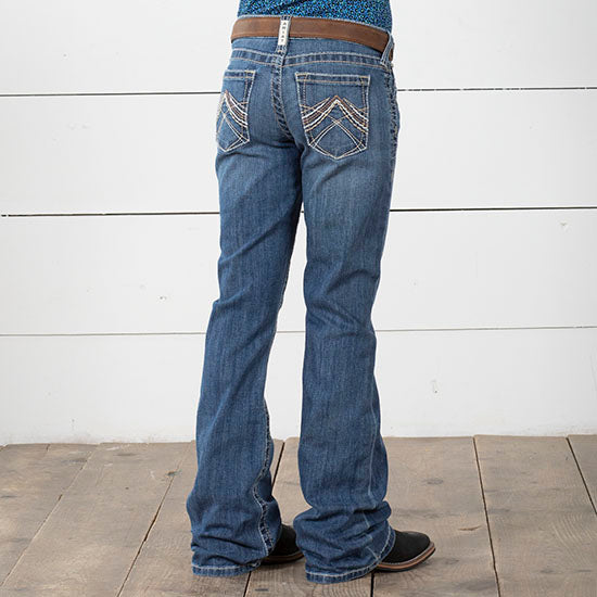 Ariat Girls Real Bootcut Whipstitch Jeans