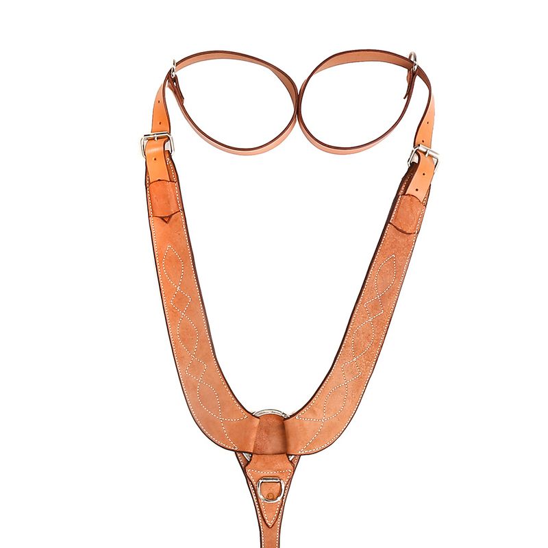 Roughout and Stitched Pulling Collar