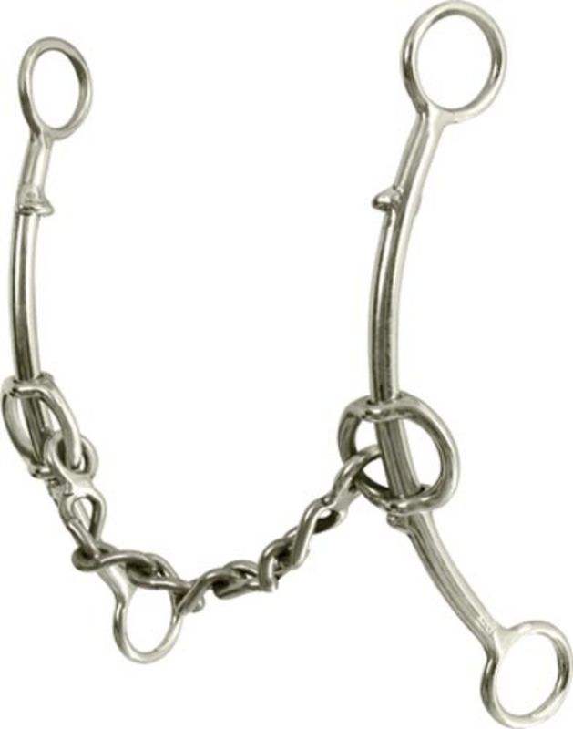 Double Gag Long Shank Chain Bit