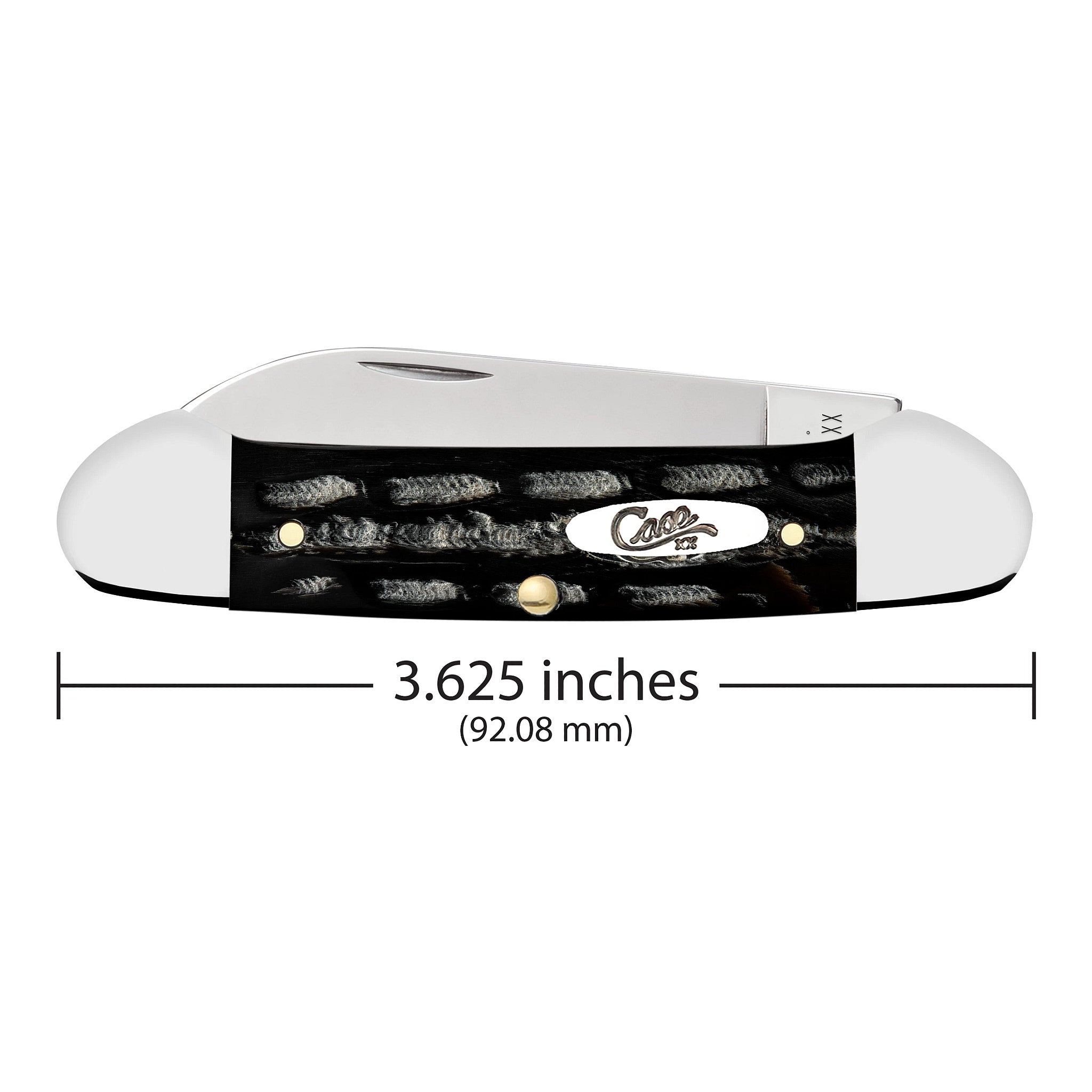 Case XX Canoe Jigged Buffalo Horn Pocket Knife CA65029