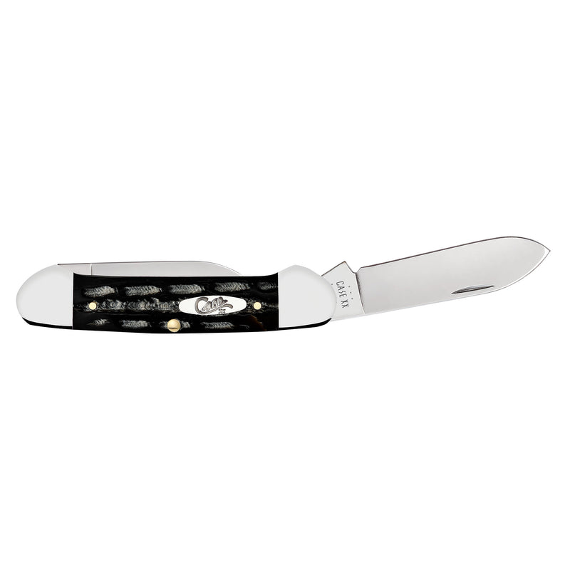 Case XX Canoe Jigged Buffalo Horn Pocket Knife CA65029