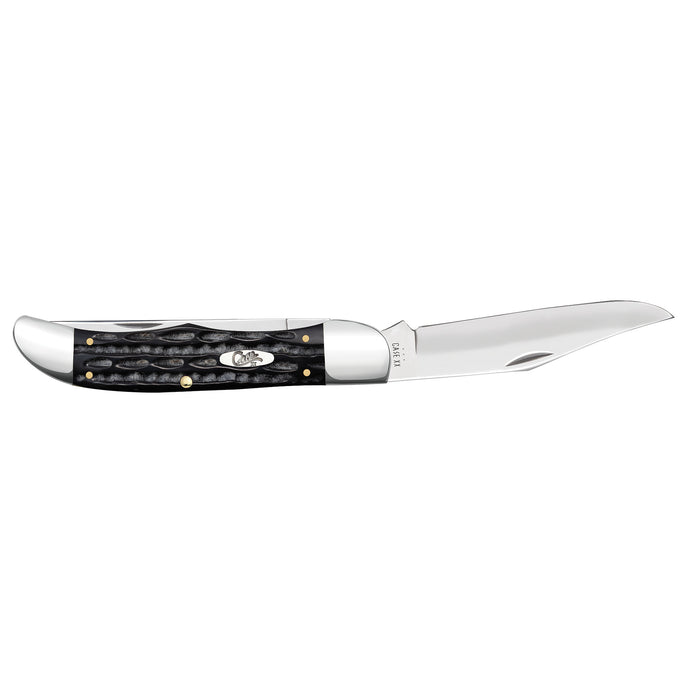 Case Jigged Buffalo Horn Folding Hunter (BH265 SS) w/ Sheath