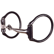 Traditional 3/8" Smooth Offset D-Ring Snaffle Bit