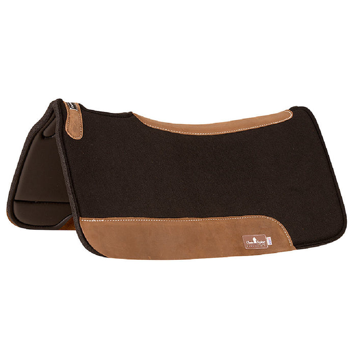 31x32 Black ContourPedic 3/4in Saddle Pad