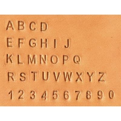 Weaver Leather 1/4in. Alphabet and Number Set