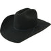 Youth Crossroads Jr. Black Felt Cowboy Hat 4in Brim