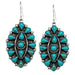 Women's Turquoise Tear Oval Earring