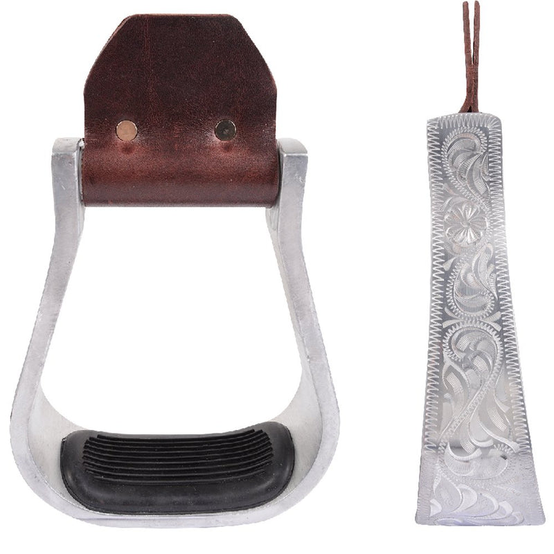 2in Engraved Aluminum Stirrups