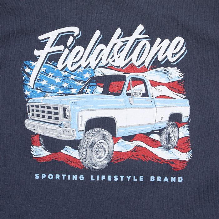 Fieldstone Boy's Anchor Slate USA Truck Tee Shirt