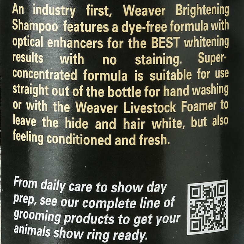Weaver Leather Leather Brightening Shampoo Quart