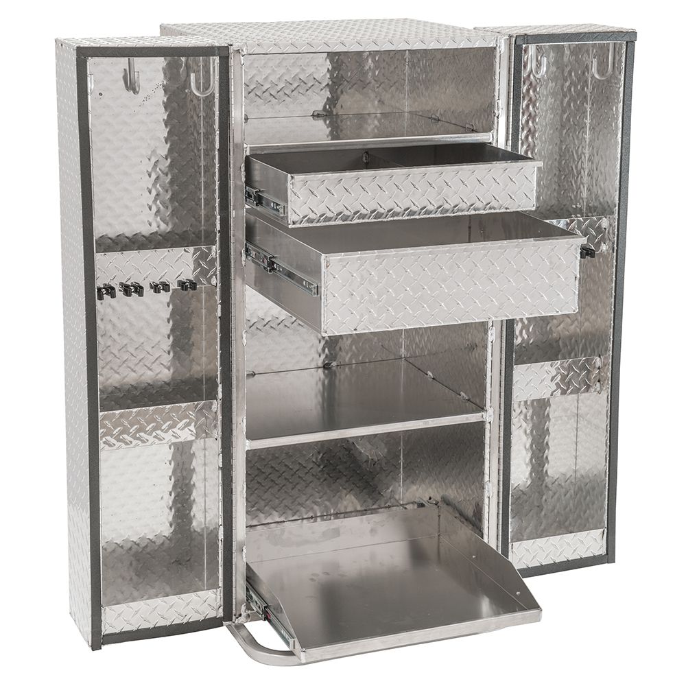 Weaver Leather Leather Treadplate Showbox Deluxe French Door