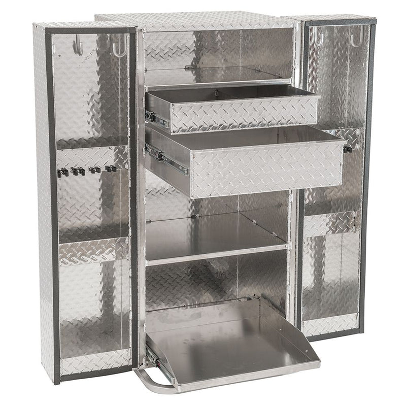 Weaver Leather Leather Treadplate Showbox Deluxe French Door