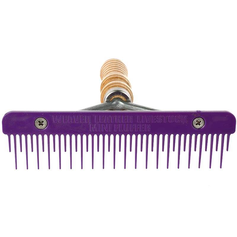 Weaver Leather 6in. Mini Fluffer Comb Purple