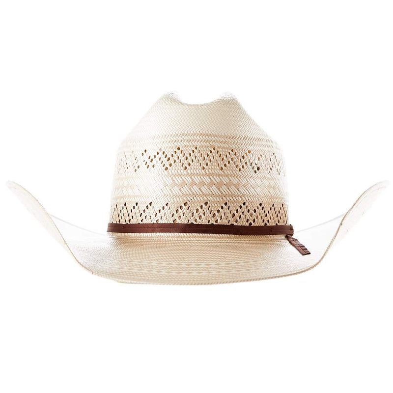 American Hats AHC 6900 Racher Drilex 2 Cord Chocolate Band 4 1/4in. Brim Straw Cowboy Hat