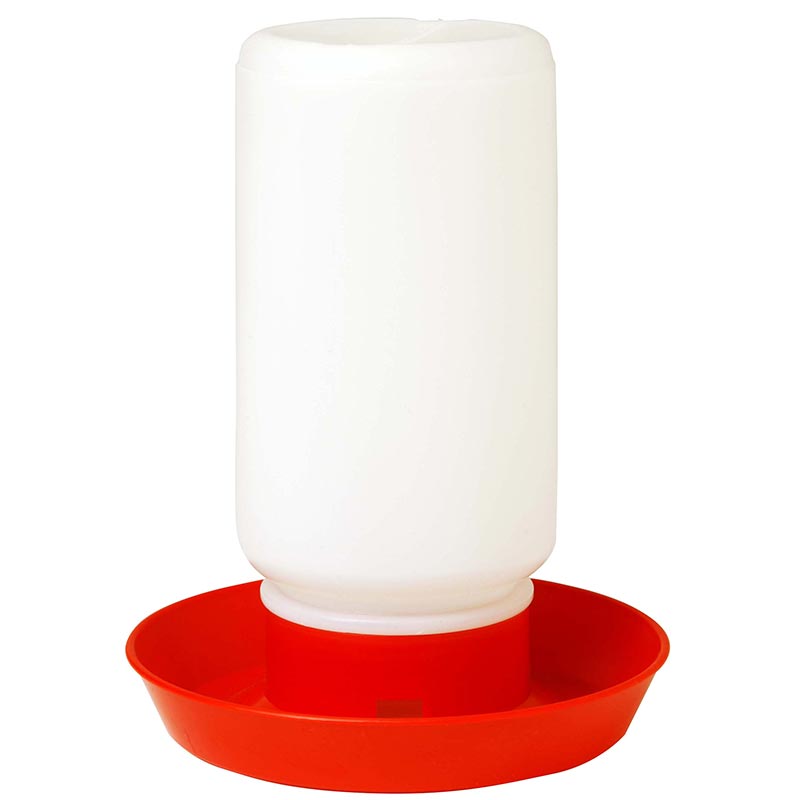 Little Giant 1 Quart Fount Plastic Jar Screw-On