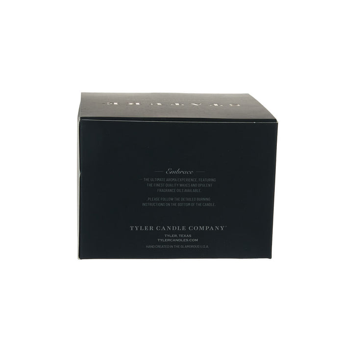 Tyler Candle Co Glam Stature Black Box Platinum