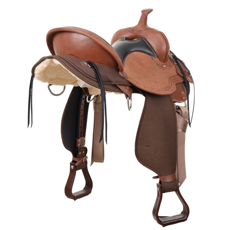 High Horse Iron Weed Cordura Trail Saddle