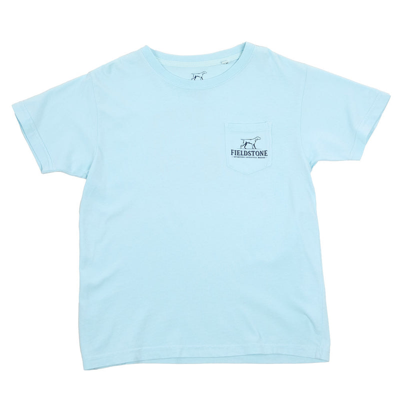 Fieldstone Boy's Chambray Neon Bronco Tee Shirt