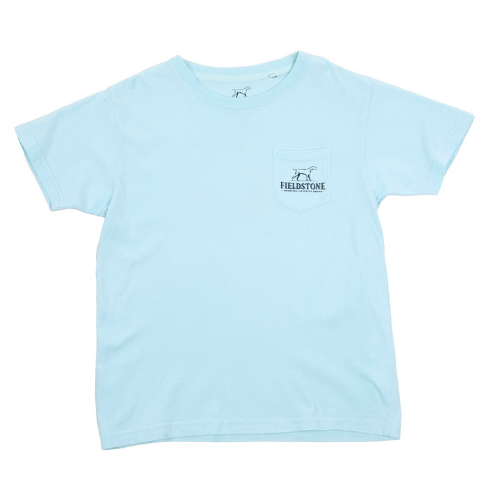 Fieldstone Boy's Chambray Neon Bronco Tee Shirt