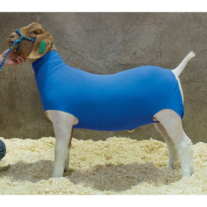 Leather Small Blue Cotton Goat Tube