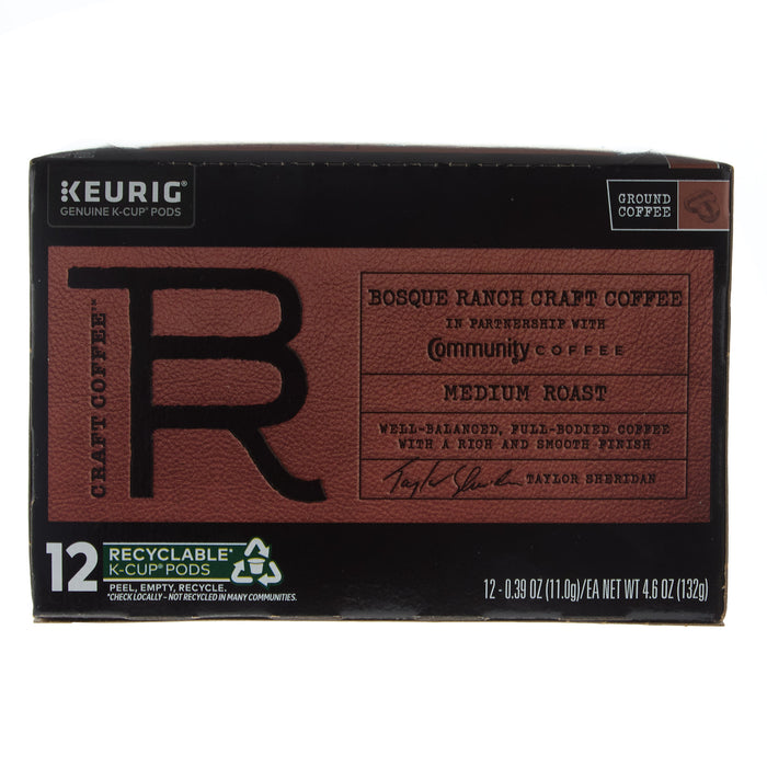 Bosque Ranch Coffee Medium Roast K Cup Pods