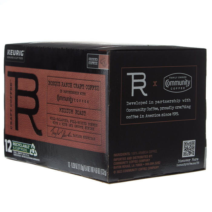 Bosque Ranch Coffee Medium Roast K Cup Pods