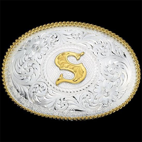 Montana Silversmiths Medium Initial Buckle