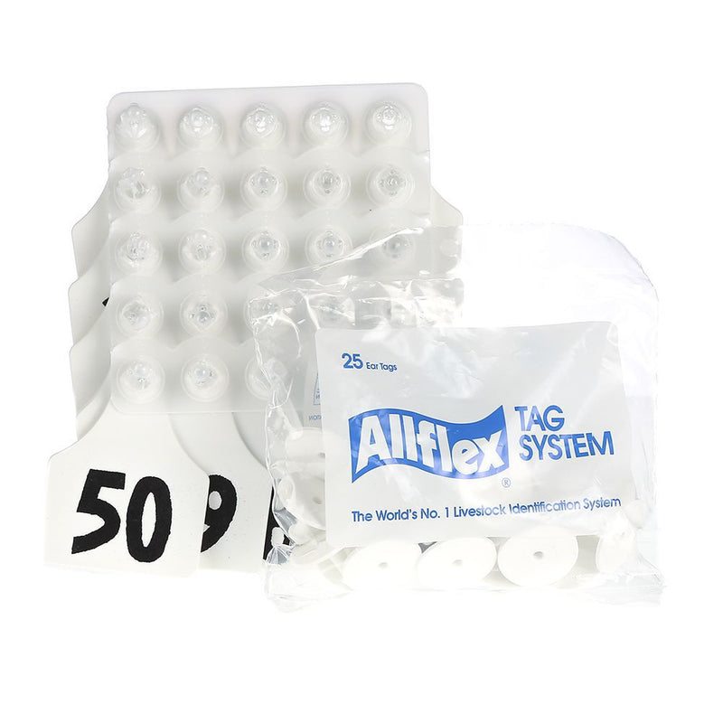 Allflex Large White Ear Tags 26-50