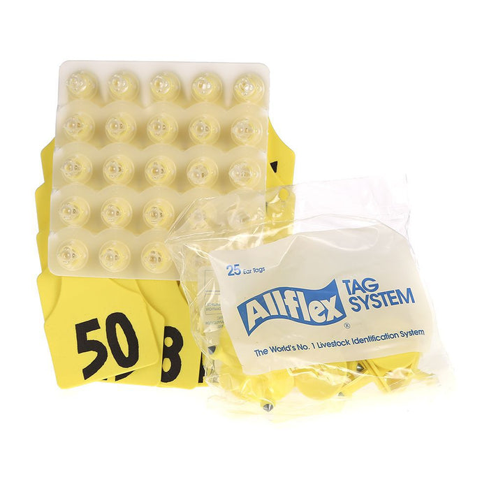 Allflex Large Yellow Ear Tags 26-50