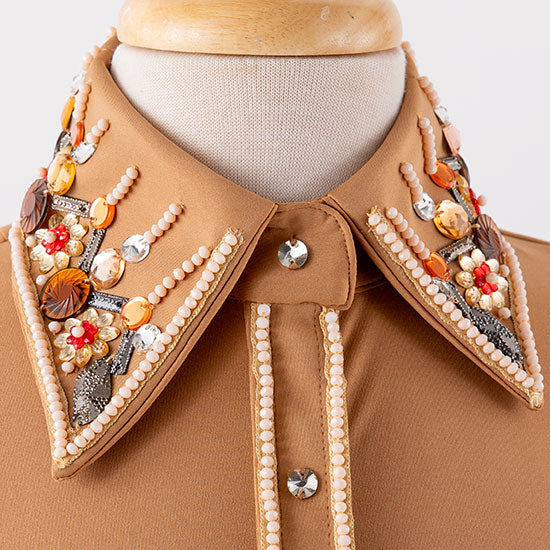 Royal  Highness Western Whispers Embellished Blouse